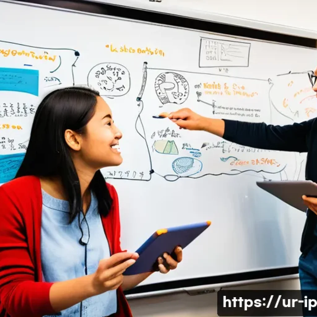 습득한 지식을 통한 창의적 사고 개발 - **Prompt for "Connecting Knowledge and Creative Thinking":**
"A vibrant, brightly lit, and moder...